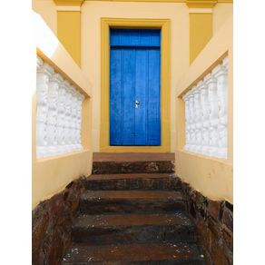 quadro-porta-azul-e-escada