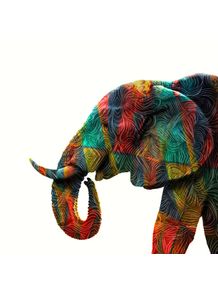 quadro-colorful-elephant