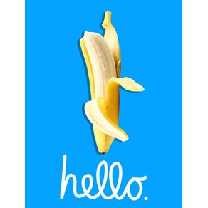 quadro-banana-says-hello