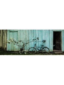 quadro-bicicleta-na-parede-azul