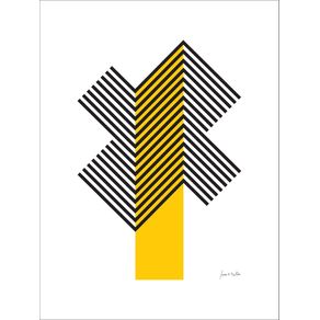quadro-geometrico-amarelo