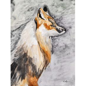 quadro-retrato-de-uma-raposa