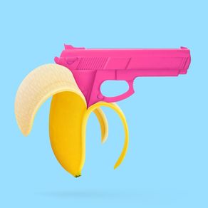 quadro-banana-gun