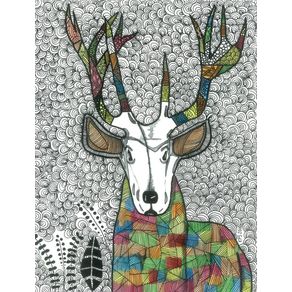 quadro-colorful-deer