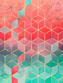 quadro-rose-and-turquoise-cubes