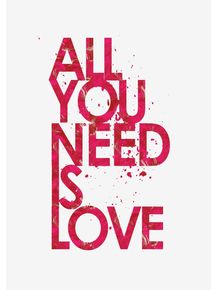 quadro-all-you-need-is-love--pink