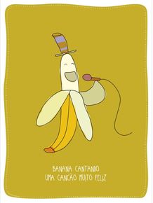 quadro-banana-cantando