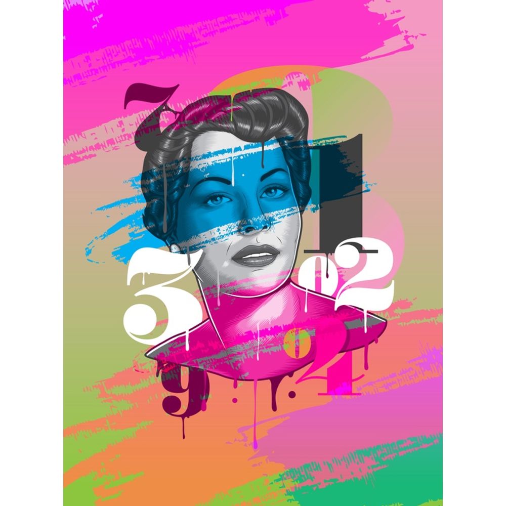 NUMBERS LADY - urbanarts