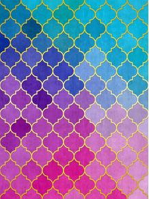 quadro-mosaico-rosa-e-azul