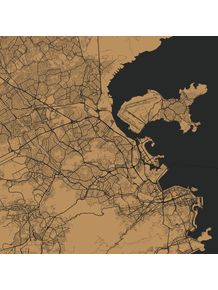 quadro-rio-de-janeiro-traffic-map-gold