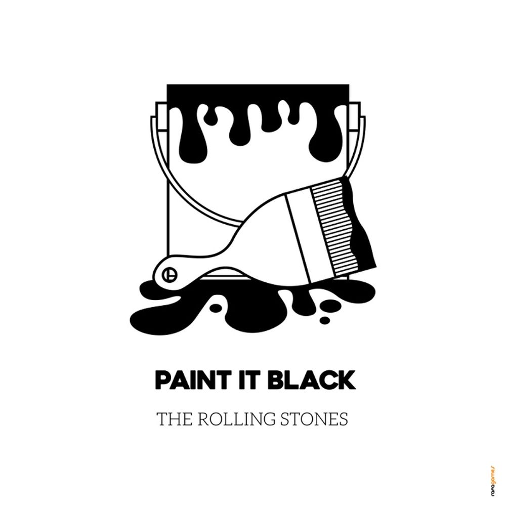 PAINT IT BLACK THE ROLLING STONES urbanarts