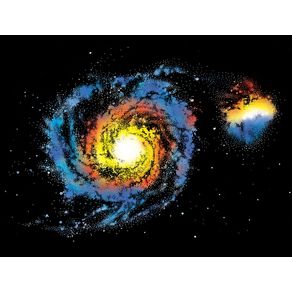 quadro-galaxia-ngc-5195