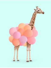 quadro-party-giraffe