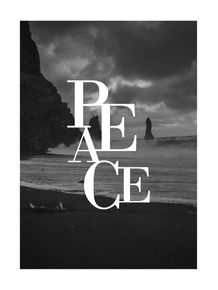 quadro-paisagens-e-palavras-peace--preto-e-branco