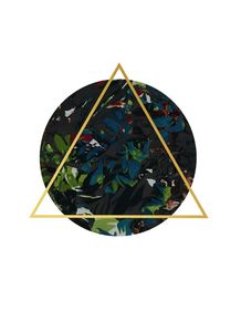 quadro-dark-floral-triangle