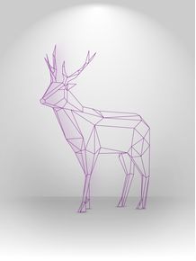 quadro-poligonal-01--cervo