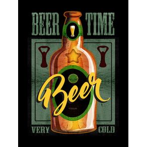quadro-cerveja--beer-time-verde