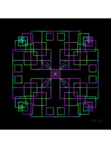 quadro-mandala-simetria-neon