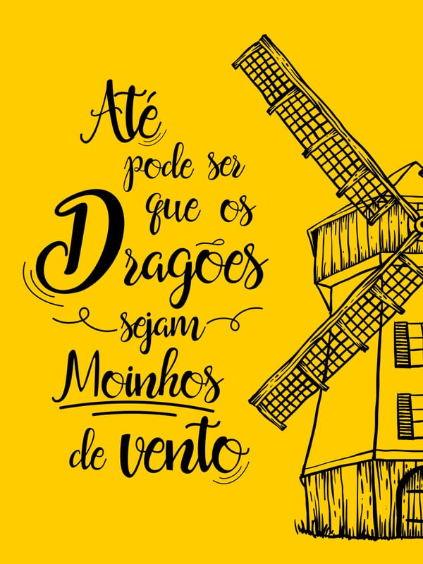 Moinhos de vento de Dom Quixote 