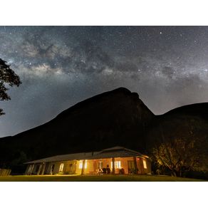 MILKY WAY OVER THE HOUSE