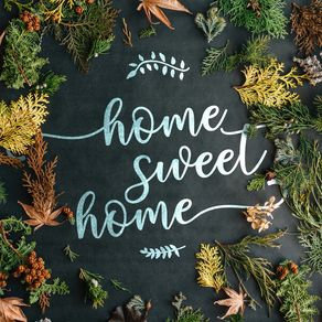 HOME SWEET HOME (PLANTAS/QUADRADO)