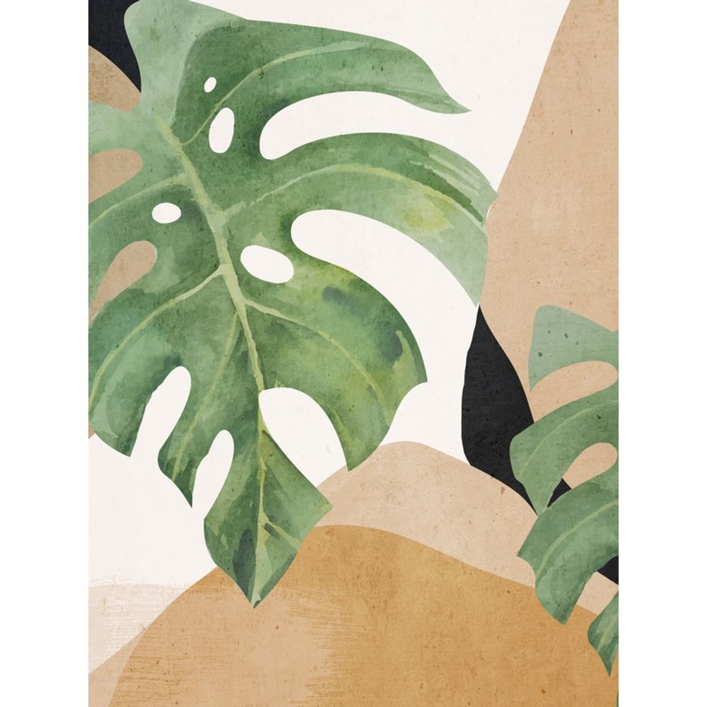 ABSTRACT ART TROPICAL LEAVES 3 urbanarts