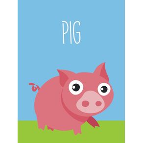 PIG - SÉRIE COM 6 QUADROS FARM ANIMALS