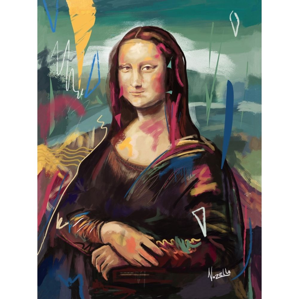 The Monalisa Reimagined | Releitura da Monalisa Painting