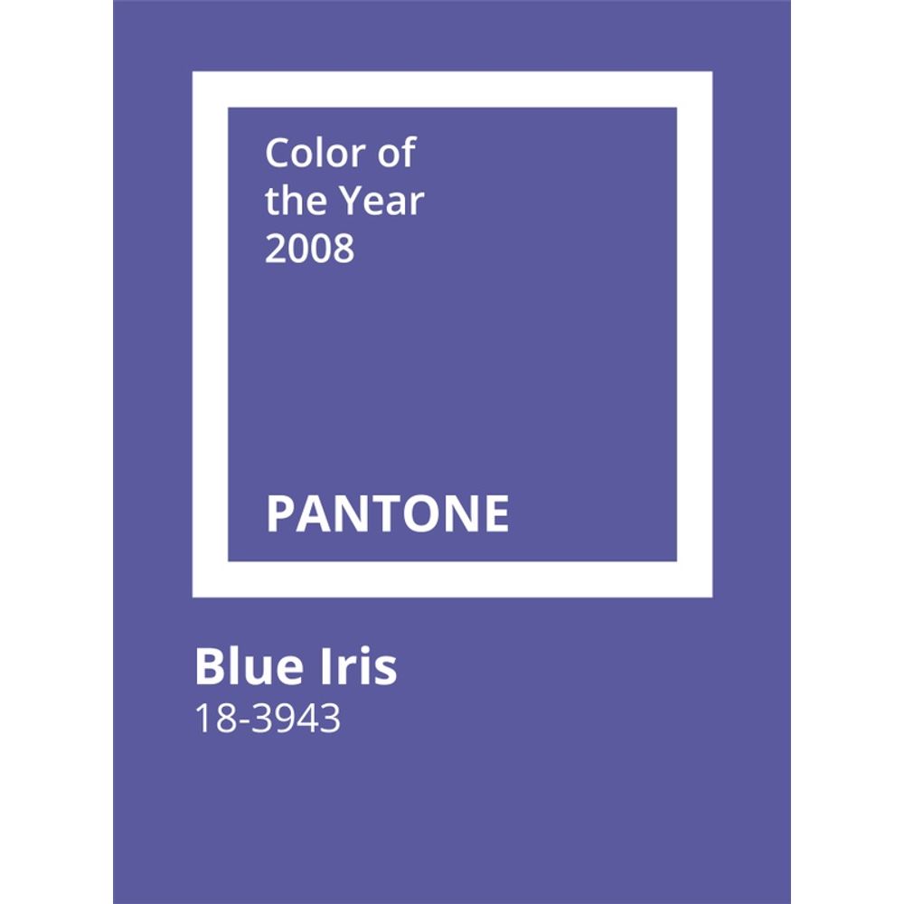 PANTONE BLUE IRIS urbanarts
