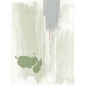 OLIVE GREEN ABSTRACT PAINTING