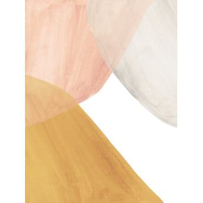 TERRACOTTA AND PINK ABSTRACT SHAPES