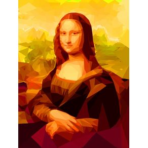 MONALISA IN LOW POLY