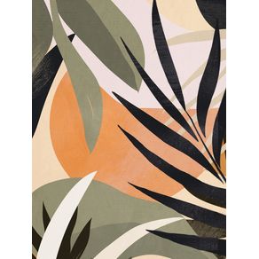 ABSTRACT ART TROPICAL LEAVES 2