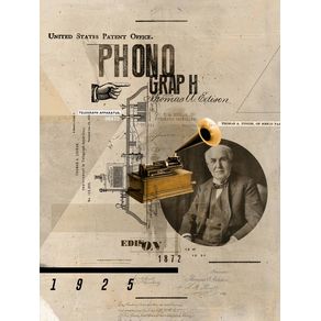 PATENTE PHONOGRAPH EDISON 1925