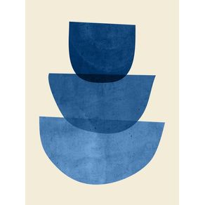 ABSTRACT SHAPES 37-BLUE