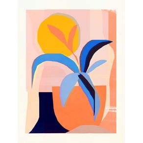 ABSTRACT TROPICAL STILL LIFE