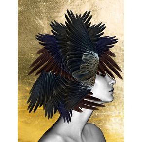 BIRD WOMAN - FUNDO: GOLD