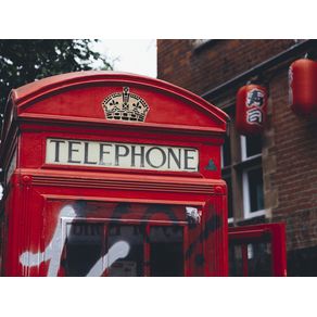CABINE DE TELEFONE EM LONDRES, INGLATERRA