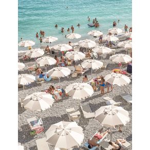 AMALFI COAST BEACH - ITALIE TRAVEL PRINT