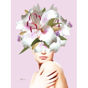 WOMAN FLOWERS WHITE - ROSA